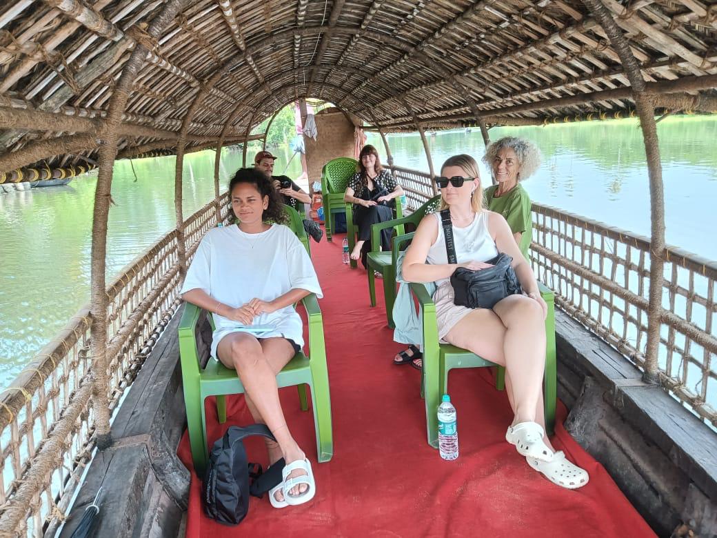Vaikom backwater village tour moment